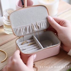 Estella Bartlett Mini Blush Pink Jewelry Box